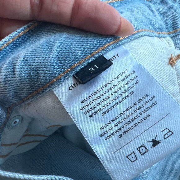 NWT Citizens of Humanity Paloma Baggy Jeans in Alemayde - Picture 10 of 10